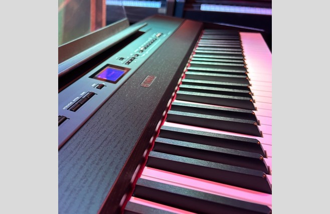 Display Model Yamaha P-525 Satin Black Home Stand Digital Piano Complete Package (SN:BCFM01033) - Image 5